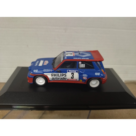 RENAULT 5 MAXI TURBO 1985 RALLY TOUR CORSE RAGNOTTI 1:43 ALTAYA IXO BOX NO ORIGINAL