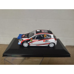 RENAULT CLIO R3 2010 RALLY MONTE CARLO KUBICA 1:43 ALTAYA IXO BOX NO ORIGINAL