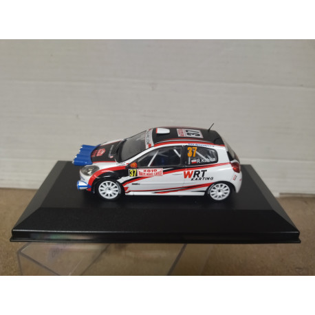 RENAULT CLIO R3 2010 RALLY MONTE CARLO KUBICA 1:43 ALTAYA IXO BOX NO ORIGINAL