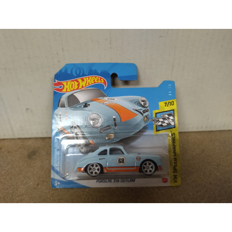 PORSCHE 356 GULF 7/10 SPEED GRAPHICS 1:64 HOT WHEELS