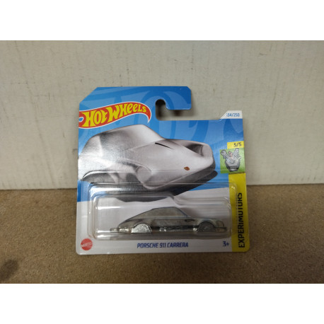PORSCHE 911 CARRERA CLIP SILVER 5/5 EXPERIMOTORS 1:64 HOT WHEELS