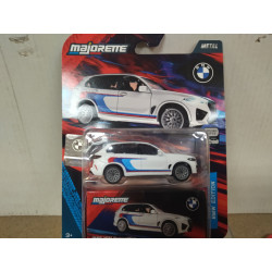 BMW F95 X5M COMPETITION WHITE/RED/BLUE EDITION DELUXE /apx 1:64 MAJORETTE