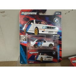 BMW E30 M3 WHITE/RED/BLUE EDITION DELUXE /apx 1:64 MAJORETTE