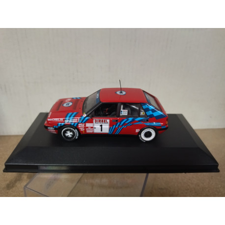 LANCIA DELTA 1989 HF INTEGRALE 16V RALLY SANREMO BIASION 1:43 BOX NO ORIGINAL