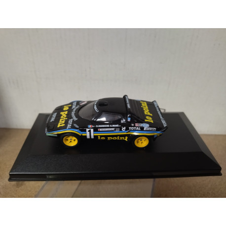 LANCIA STRATOS HF 1981 RALLY CRIT. TOURAINE DARNICHE 1:43 ALTAYA IXO BOX NO ORIGINAL