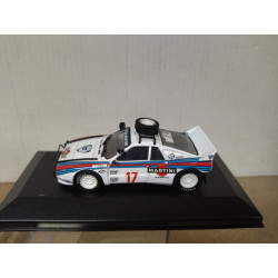LANCIA 037 RALLY 1984 RALLY SAFARI ALLEN 1:43 ALTAYA IXO BOX NO ORIGINAL
