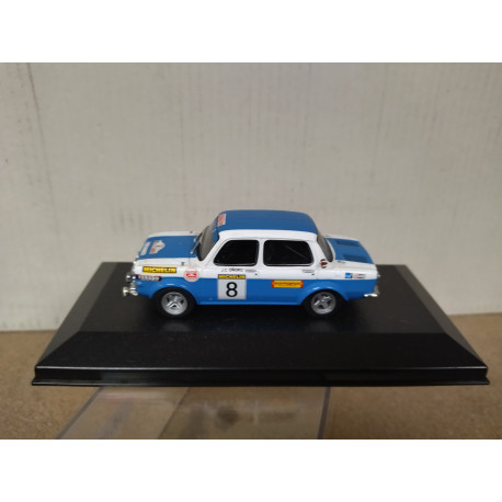 SIMCA 1000 S 1975 RALLY ORENSE OÑORO 1:43 ALTAYA IXO BOX NO ORIGINAL