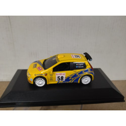 FIAT PUNTO S1600 2003 RALLY MONTE CARLO LIGATO 1:43 ALTAYA IXO BOX NO ORIGINAL