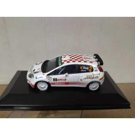 FIAT ABARTH GRANDE PUNTO S2000 2009 RALLY SANREMO DUVAL 1:43 BOX NO ORIGINAL