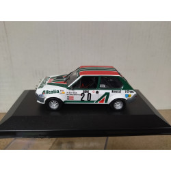 FIAT RITMO 75 ABARTH 1979 RALLY MONTE CARLO BETTEGA 1:43 BOX NO ORIGINAL NO ANTENA