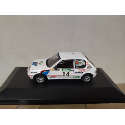 PEUGEOT 205 GTi 1988 RALLY VALEO HOLKE 1:43 ALTAYA IXO BOX NO ORIGINAL