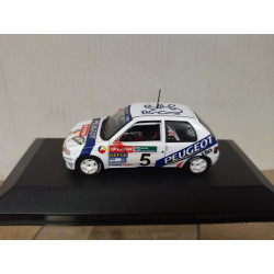 PEUGEOT 106 KIT CAR 1996 RALLY CAJA CANTABRIA MUNIENTE 1:43 BOX NO ORIGINAL