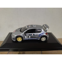 PEUGEOT 206 WRC 2000 RALLY TOUR CORSE PANIZZI 1:43 ALTAYA IXO BOX NO ORIGINAL