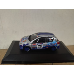 PEUGEOT 206 XS 2007 RALLY NEIGE HAUTES ALPES OGIER 1:43 ALTAYA IXO BOX NO ORIGINAL