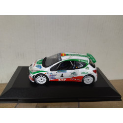 PEUGEOT 207 S2000 2007 RALLY ASTURIAS OJEDA 1:43 DEFECT/NO RETRO/BOX NO ORIGINAL