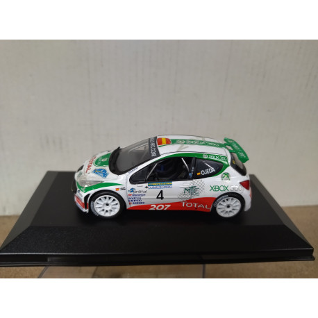 PEUGEOT 207 S2000 2007 RALLY ASTURIAS OJEDA 1:43 DEFECT/NO RETRO/BOX NO ORIGINAL