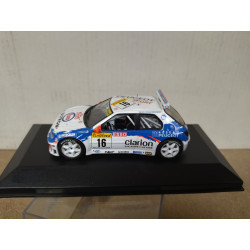 PEUGEOT 306 MAXI 1998 RALLY MONTE CARLO PANIZZI 1:43 ALTAYA IXO BOX NO ORIGINAL