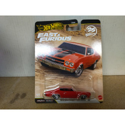 CHEVROLET CHEVELLE SS 1970 25 YEARS FAST & FURIOUS 4/5 1:64 HOT WHEELS PREMIUM