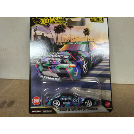 NISSAN SKYLINE GT-R (R32) PANDEM BOULEVARD 150 1:64 HOT WHEELS PREMIUM
