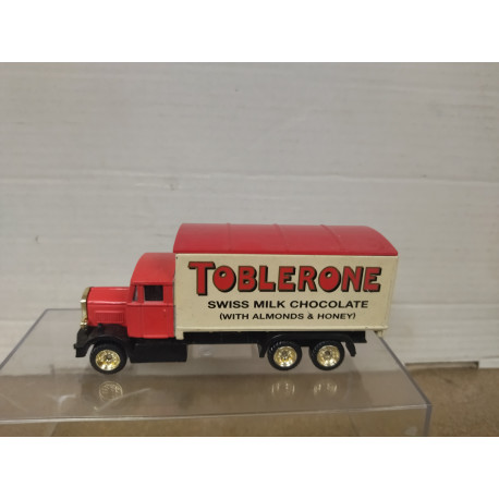 CAMION/TRUCK CHOCOLATE TOBLERONE 1:72/1:64 ? 8cm LONG GOLDEN WHEELS