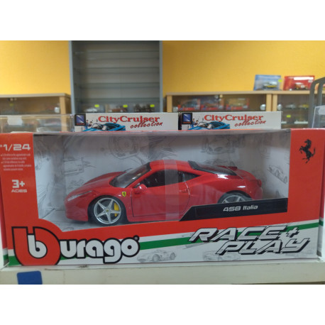 FERRARI 458 ITALIA RED 1:24 BBURAGO