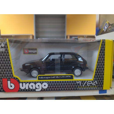 VOLKSWAGEN GOLF MK.I GTi 1979 BLACK 1:24 BBURAGO