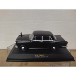 SEAT 1400 C 1962 GUARDIA CIVIL 1:43 ALTAYA IXO DEFECTUOSO