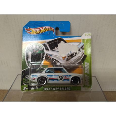 BMW 2002 WHITE CARTON ROTO 1:64 HOT WHEELS VINTAGE