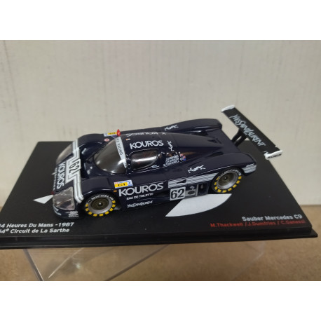 SAUBER C9 MERCEDES 1987 24 H LE MANS 1:43 ALTAYA IXO DEFECT/NO RETRO