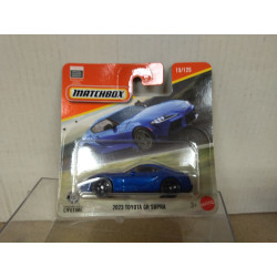 TOYOTA GR SUPRA 2023 BLUE 15/125 1:64 MATCHBOX