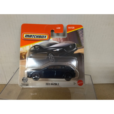 MAZDA 3 2019 DARK 1:64 MATCHBOX 14/125