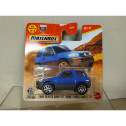 TOYOTA RAV4 1997 OFF ROAD BLUE 1:64 MATCHBOX 33/125