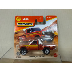 JEEP J10 1980 STEPSIDE HONCHO RED 1:64 MATCHBOX 34/125