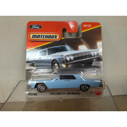 LINCOLN CONTINENTAL 1964 BLUE LIGHT 1:64 MATCHBOX 76/125