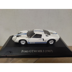 FORD GT40 1967 MK.I WHITE AMERICAN CARS 1:43 ALTAYA IXO NO FOTO