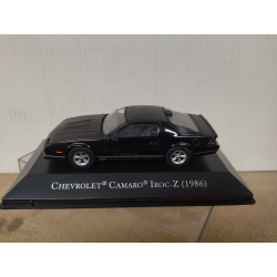 CHEVROLET CAMARO IROC-Z 1986 BLACK AMERICAN CARS 1:43 ALTAYA IXO