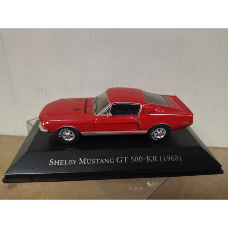 SHELBY MUSTANG GT-500 KR 1968 RED AMERICAN CARS 1:43 ALTAYA IXO