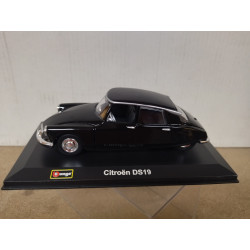 CITROEN DS 19 BLACK 1:32 BBURAGO URNA RAJADA