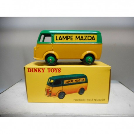 PEUGEOT FOURGON TOLE LAMPE MAZDA DINKY TOYS 25B DeAGOSTINI REPLICA