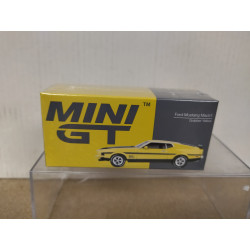 FORD MUSTANG MACH 1 GRABBER YELLOW 1:64 MINI GT 1139L