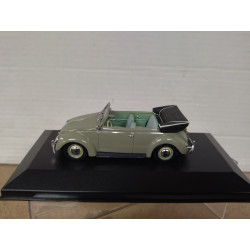 VOLKSWAGEN 1200 CABRIOLET GREEN 1:43 MINICHAMPS BOX NO ORIGINAL