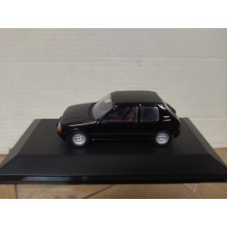 PEUGEOT 205 1985 GTi BLACK 1:43 ALTAYA IXO DEFECT/NO RETROS/BOX NO ORIGINAL