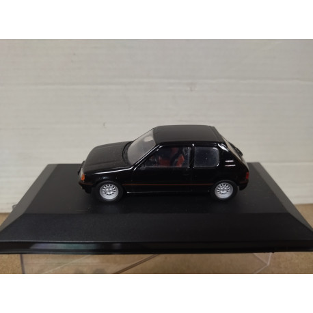 PEUGEOT 205 1985 GTi BLACK 1:43 ALTAYA IXO DEFECT/NO RETROS/BOX NO ORIGINAL