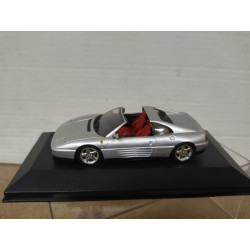 FERRARI F355 BERLINETTA GRIS/GREY 1:43 SALVAT IXO DEFECT/NO RETRO/BOX NO ORIGINAL
