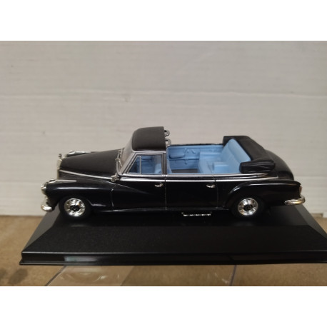 MERCEDES-BENZ W189 300 LANDAULET 1963 ADENAUER 1:43 ATLAS NOREV BOX NO ORIGINAL