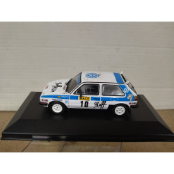 VOLKSWAGEN GOLF 1991 RALLY BALAGUER PUIGDELLIVOL 1:43 ALTAYA IXO BOX NO ORIGINAL