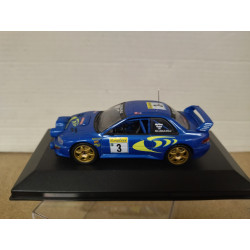 SUBARU IMPREZA WRC 1998 RALLY MONTE CARLO MCRAE 1:43 ALTAYA IXO BOX NO ORIGINAL