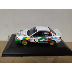 SUBARU IMPREZA WRX STi 2006 RALLY ALCAÑIZ VINYES 1:43 ALTAYA IXO BOX NO ORIGINAL