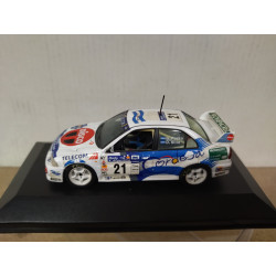 MITSUBISHI LANCER 2001 EVO VI RALLY ARGENTINA POZZO 1:43 DEFECT/NO RETRO/BOX NO ORIGINAL