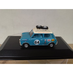 AUSTIN MINI COOPER RALLY SURF BLUE 1:43 VANGUARDS BOX NO ORIGINAL
